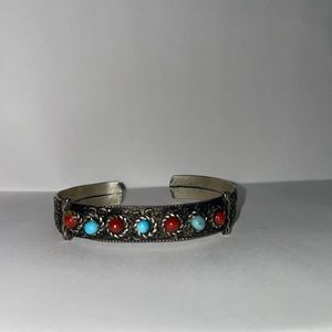 Beaded Tribal Cuff Bracelet